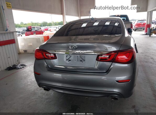 JN1BY1AP8JM180151 2018 INFINITI Q70 Gray 