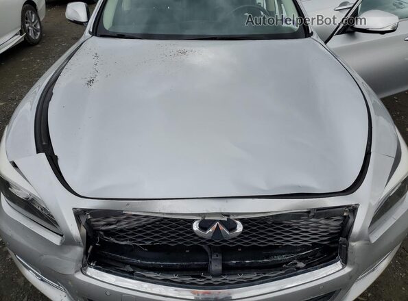 JN1BY1AP9HM740964 2017 INFINITI Q70 Gray უკანა სალონის ხედი