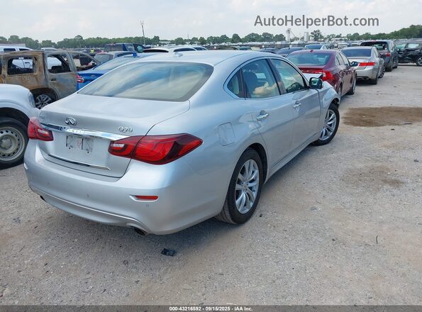 JN1BY1AP9JM180871 2018 INFINITI Q70 Silver Tył prawy