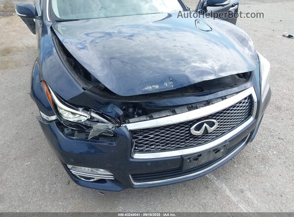 JN1BY1AR6JM220339 2018 INFINITI Q70 Синий Вид спереди