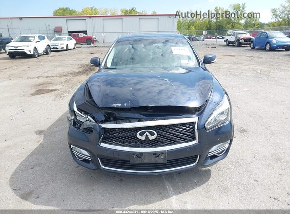 JN1BY1AR6JM220339 2018 INFINITI Q70 Синий Вид щитка приборов