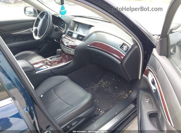 JN1BY1AR6JM220339 2018 INFINITI Q70 Синий Вид салона спереди