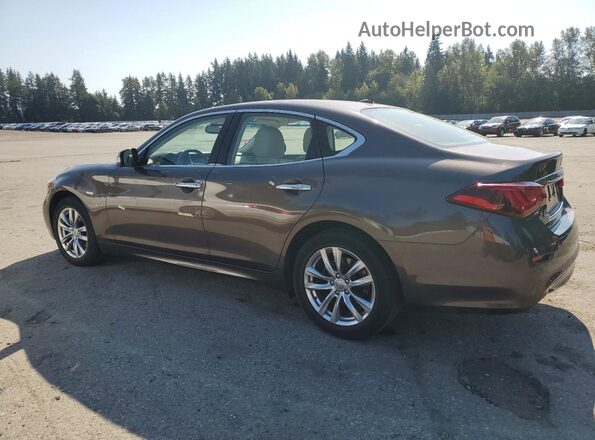 JN1BY1ARXJM220134 2018 INFINITI Q70 Brown Հետևի ձախ