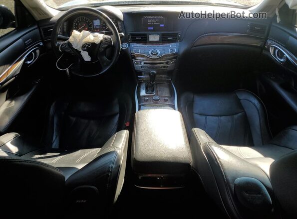JN1BY1PR5KM725278 2019 INFINITI Q70L Black Widok deski rozdzielczej