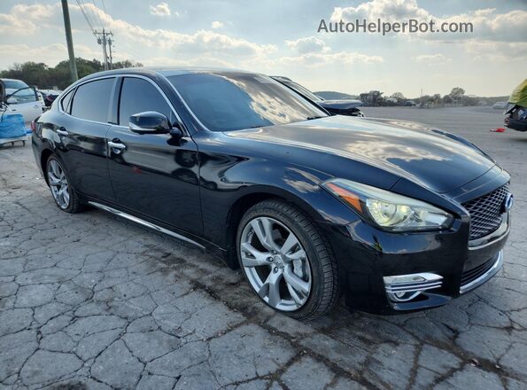 JN1BY1PR9KM725090 2019 INFINITI Q70L Black Front right