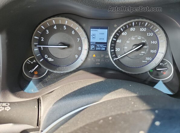JN1BY1PR9KM725090 2019 INFINITI Q70L Black Instrument cluster view