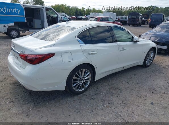 JN1CV7AR3JM280160 2018 INFINITI Q50 Белый 