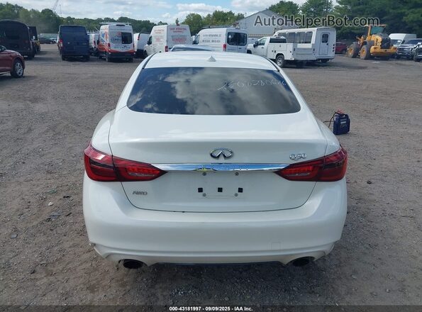 JN1CV7AR3JM280160 2018 INFINITI Q50 Белый 
