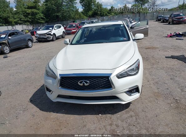 JN1CV7AR3JM280160 2018 INFINITI Q50 Белый 