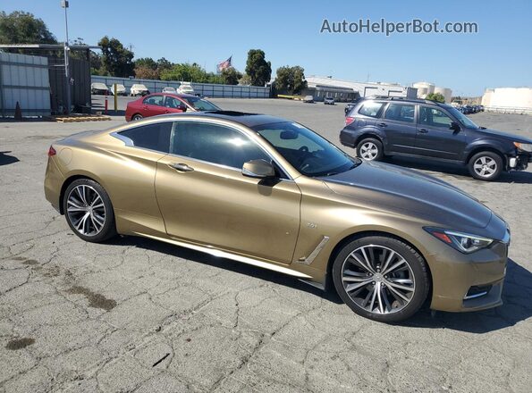 JN1CV7EL2JM250038 2018 INFINITI Q60 Золотой 