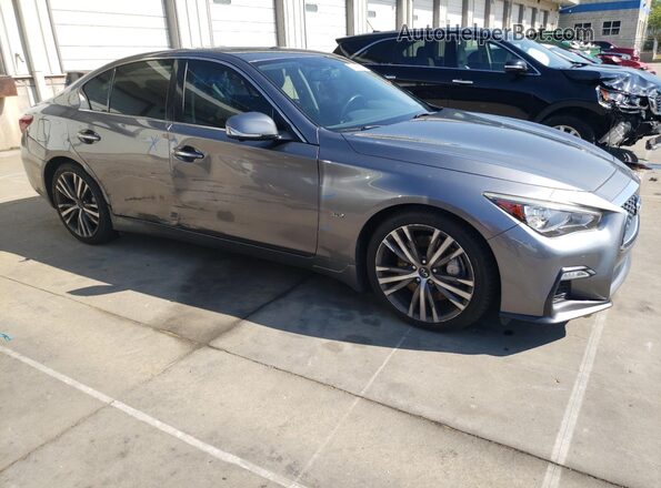 JN1EV7AP0JM355016 2018 INFINITI Q50 Gray 
