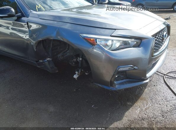 JN1EV7AP0LM204907 2020 INFINITI Q50 Gray Front view