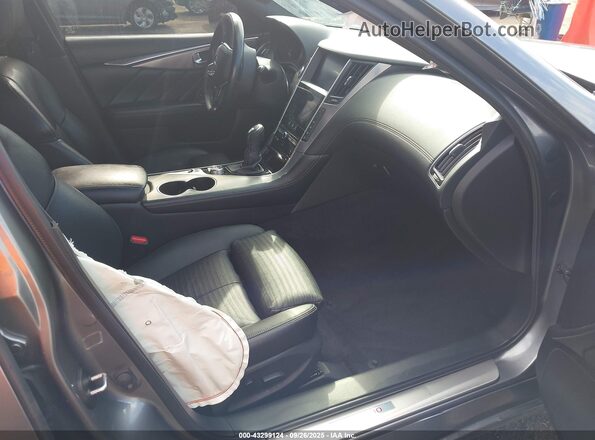 JN1EV7AP0LM204907 2020 INFINITI Q50 Gray Front interior view