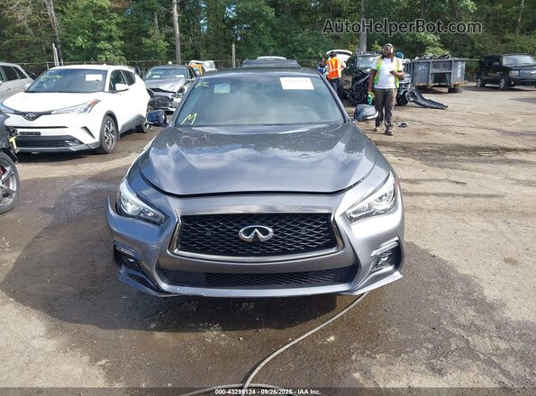 JN1EV7AP0LM204907 2020 INFINITI Q50 Gray Instrument cluster view