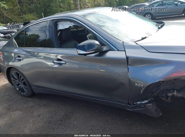 JN1EV7AP0LM204907 2020 INFINITI Q50 Gray Rear interior view