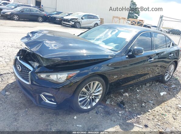 JN1EV7AP1LM204477 2020 INFINITI Q50 Black Front left