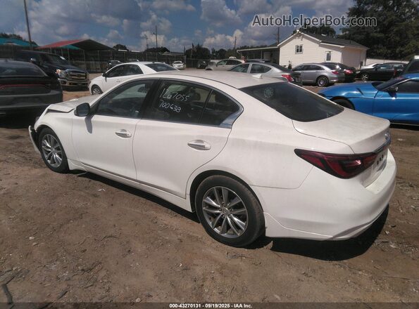 JN1EV7AP1MM700638 2021 INFINITI Q50 Белый Задняя левая четверть