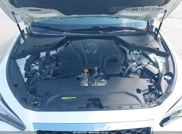 JN1EV7AP5LM201579 2020 INFINITI Q50 White Вид ззаду