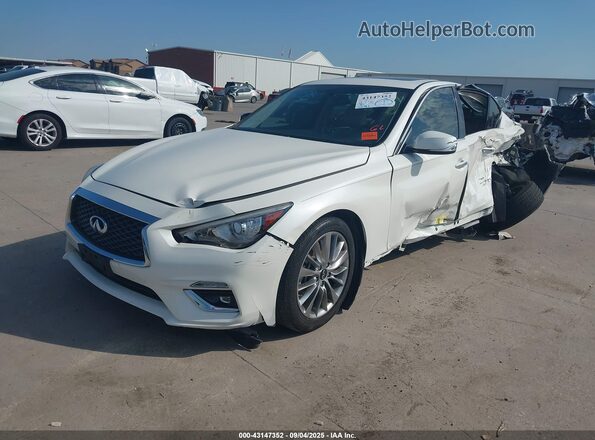 JN1EV7AP5LM201579 2020 INFINITI Q50 White Передня ліва чверть