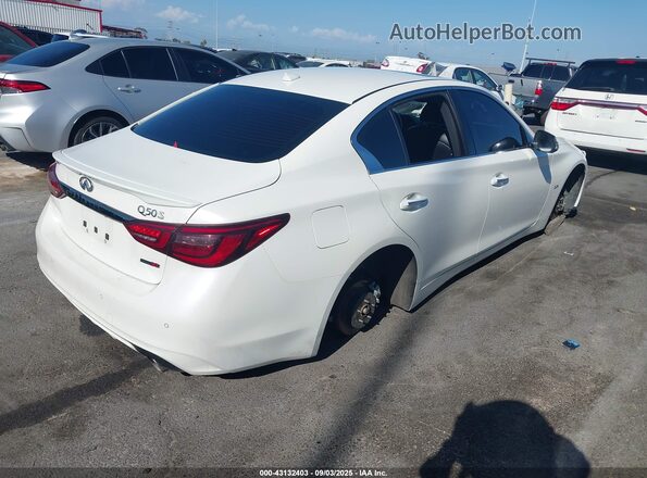 JN1EV7AP5LM204207 2020 INFINITI Q50 White უკანა მარჯვენა