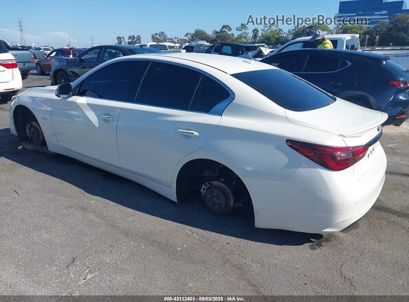 JN1EV7AP5LM204207 2020 INFINITI Q50 White უკანა მარცხენა