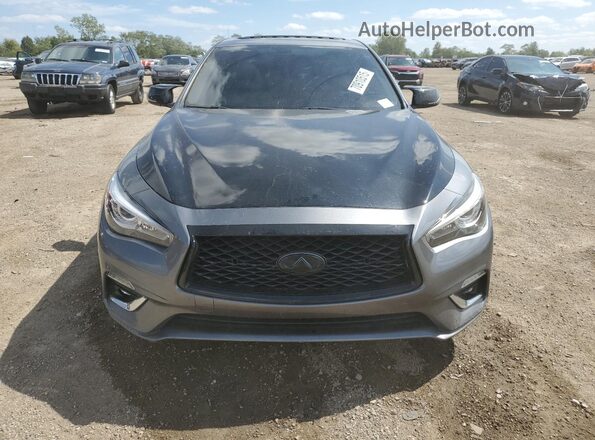 JN1EV7AP6JM356137 2018 INFINITI Q50 Gray 