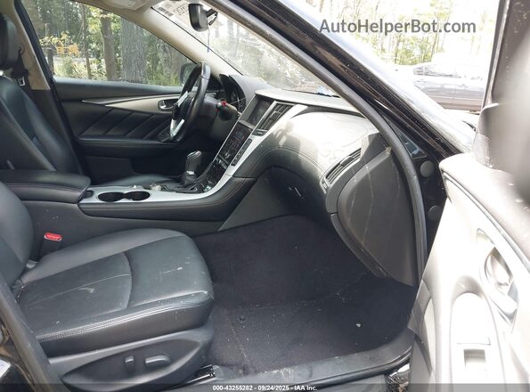JN1EV7AP6LM207083 2020 INFINITI Q50 Черный Вид салона спереди