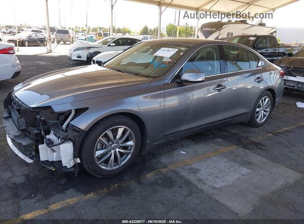 JN1EV7AP6MM705706 2021 INFINITI Q50 Gray Przód lewy