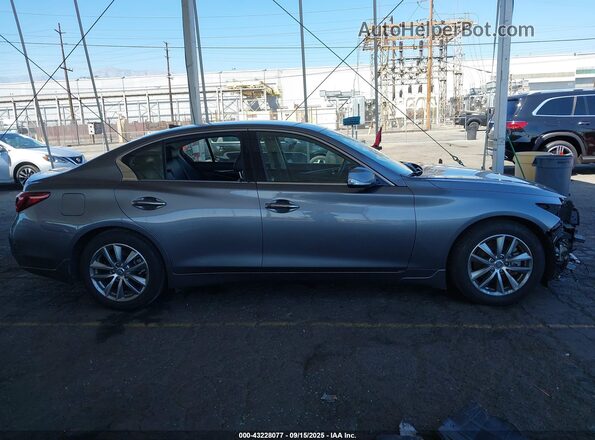 JN1EV7AP6MM705706 2021 INFINITI Q50 Gray Widok wnętrza z tyłu