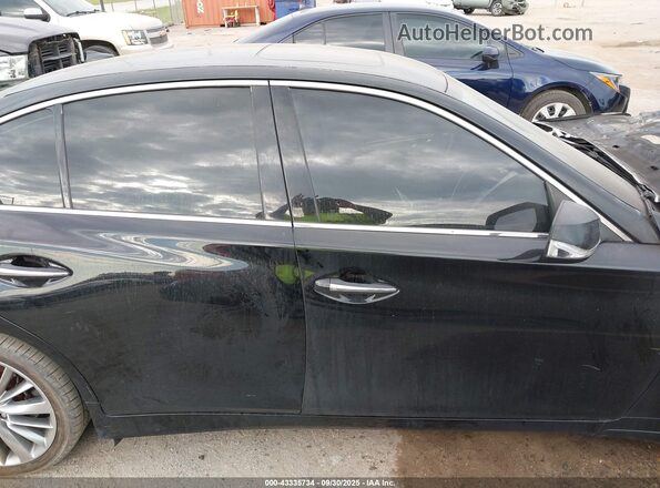 JN1EV7AP8LM204086 2020 INFINITI Q50 Black უკანა სალონის ხედი