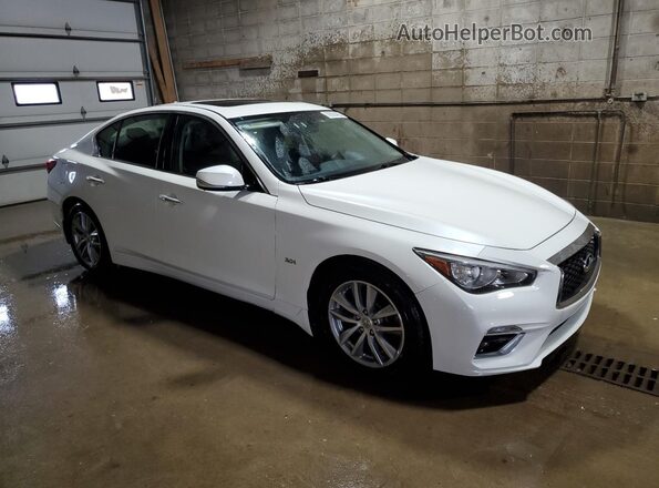 JN1EV7AR1JM434485 2018 INFINITI Q50 White 