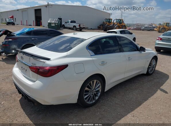 JN1EV7AR2JM430994 2018 INFINITI Q50 White 