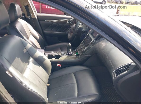 JN1EV7AR6LM255149 2020 INFINITI Q50 Черный Вид салона спереди