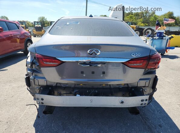 JN1EV7BP1MM703313 2021 INFINITI Q50 Серый Вид сзади