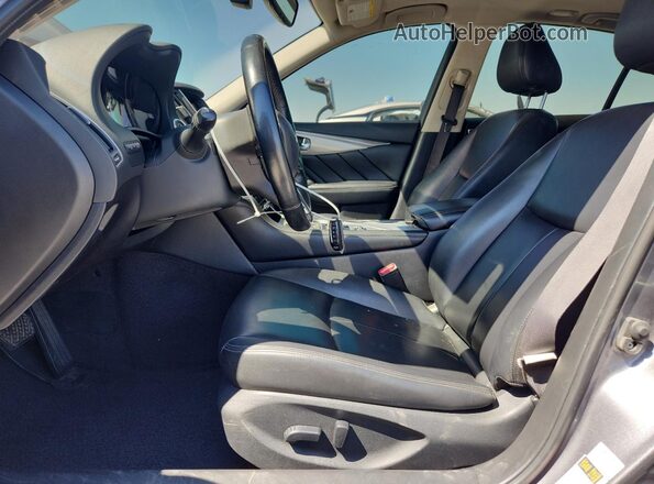 JN1EV7BP1MM703313 2021 INFINITI Q50 Серый Вид салона спереди