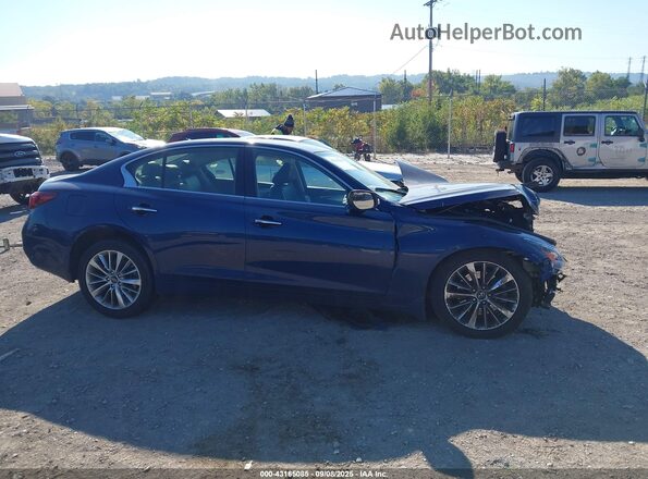 JN1EV7BR2MM753140 2021 INFINITI Q50 Blue Панорамний вид салону 360°