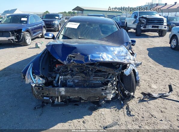 JN1EV7BR2MM753140 2021 INFINITI Q50 Blue Вид задньої частини салону