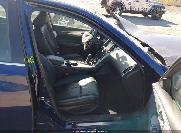 JN1EV7BR2MM753140 2021 INFINITI Q50 Blue Вид салону спереду