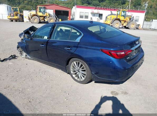 JN1EV7BR2MM753140 2021 INFINITI Q50 Blue Задня ліва чверть