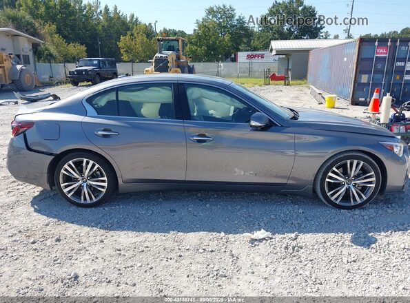 JN1EV7CP6MM700406 2021 INFINITI Q50 Gray Սալոնի հետևի տեսք