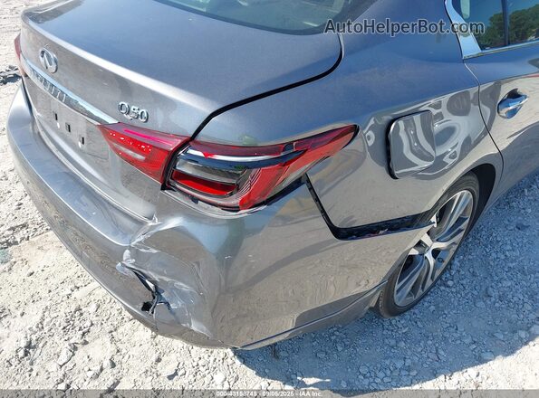JN1EV7CP6MM700406 2021 INFINITI Q50 Gray Դիմացի տեսք