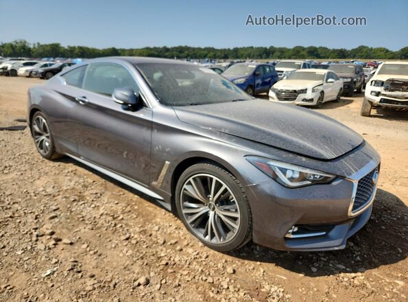 JN1EV7EL1JM392292 2018 INFINITI Q60 Gray Delantero derecho