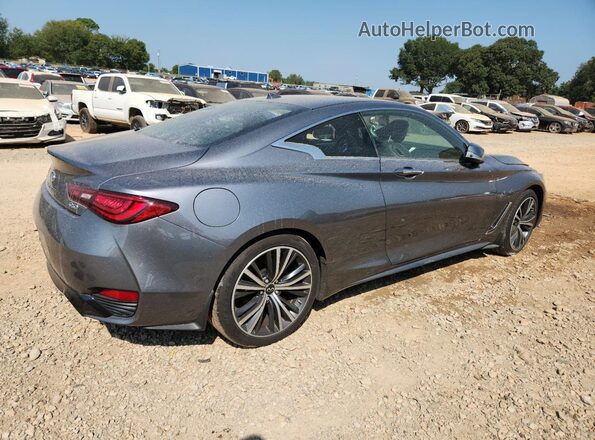 JN1EV7EL1JM392292 2018 INFINITI Q60 Gray Trasero derecho