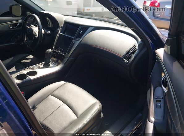 JN1FV7AP6LM630203 2020 INFINITI Q50 Blue Вид салону спереду