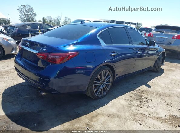 JN1FV7AP6LM630203 2020 INFINITI Q50 Blue Задня права чверть