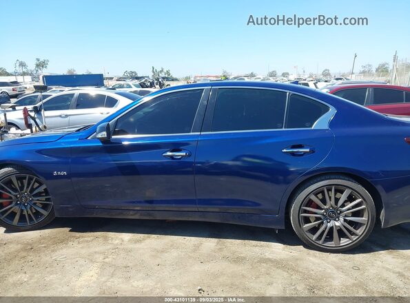 JN1FV7AP6LM630203 2020 INFINITI Q50 Blue Вид задньої частини салону