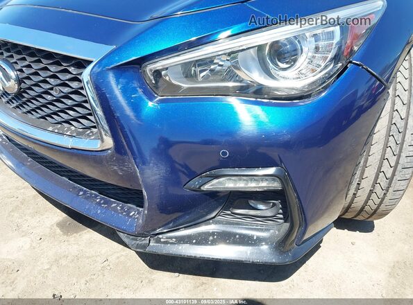 JN1FV7AP6LM630203 2020 INFINITI Q50 Blue Вид спереду