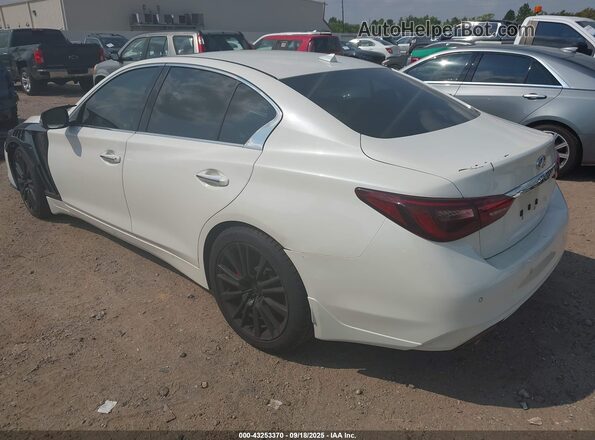 JN1FV7APXLM630401 2020 INFINITI Q50 Белый Задняя левая четверть