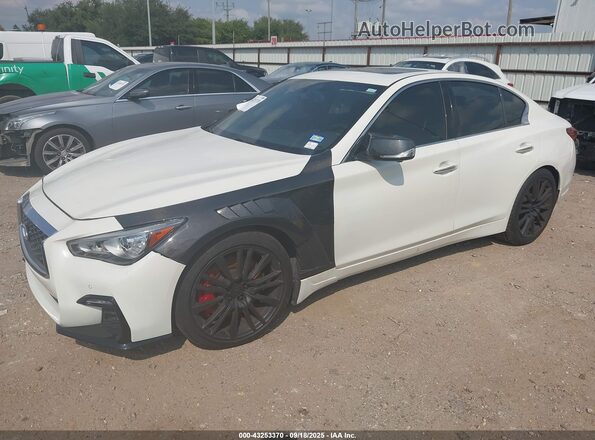 JN1FV7APXLM630401 2020 INFINITI Q50 Белый Передняя левая четверть