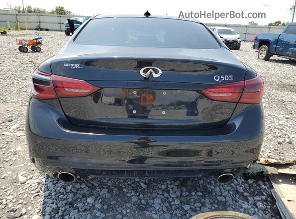 JN1FV7DP0MM850286 2021 INFINITI Q50 Black Հետևի տեսք